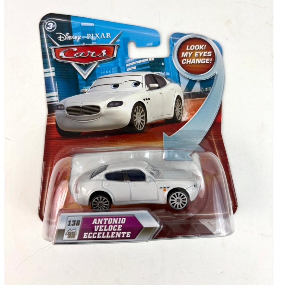 2010 Disney Pixar Cars Antonio Veloce Eccellente #138 Lenticular Eyes Sealed